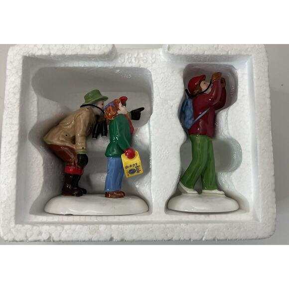 Department 56 Snow Village Finding The Bird’s Song - Picture 6 of 6